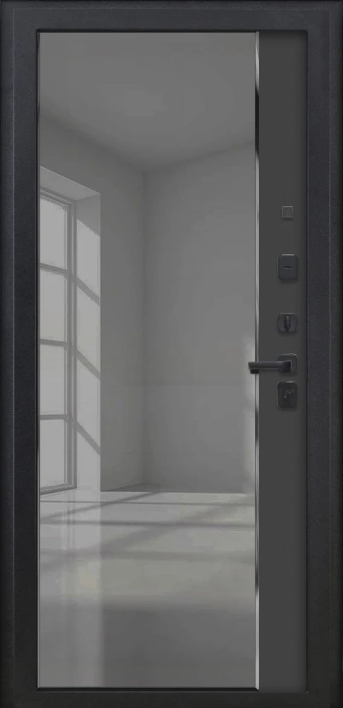 Входная дверь ДвериПРО Аура ФЛЗ-618 Черный кварц DPRO226237 внутренняя сторона