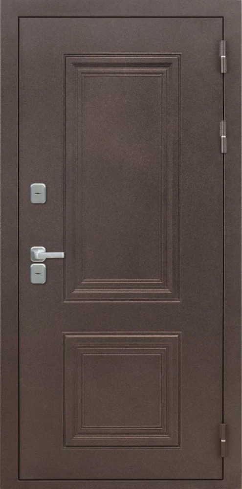 Входная дверь ДвериПРО Д-68 Алиса (16мм, ПВХ Софт грей, зеркало) DPRO225802 внешняя сторона